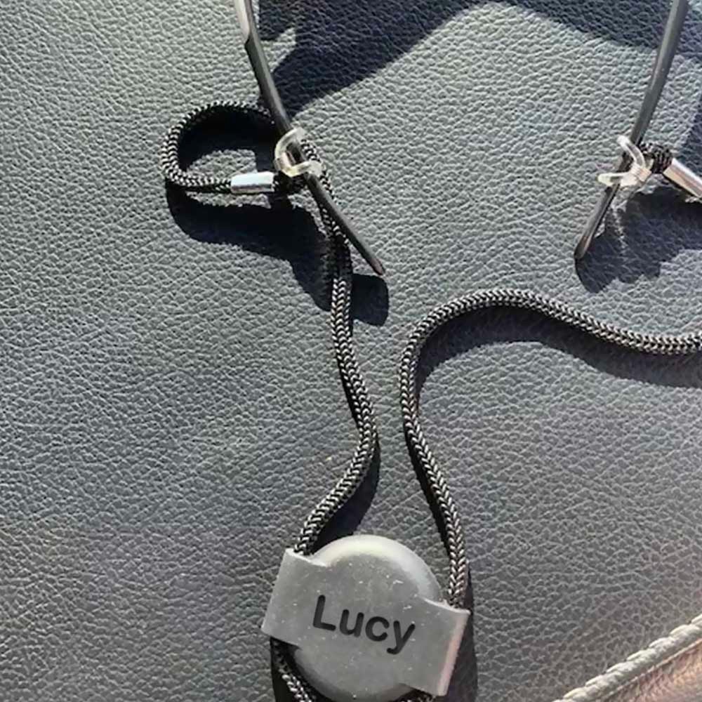 Custom Glasses Chain with Airtag Holder, Eyeglasses Chain with Name