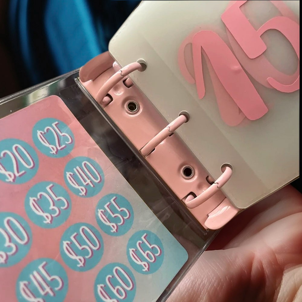 Mini Binder Savings Challenge, Savings Binder, Envelope Challenge, Money Challenge, Cash Stuffing, Cash Envelopes