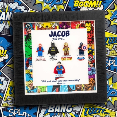 You Are My Superhero Custom Frame