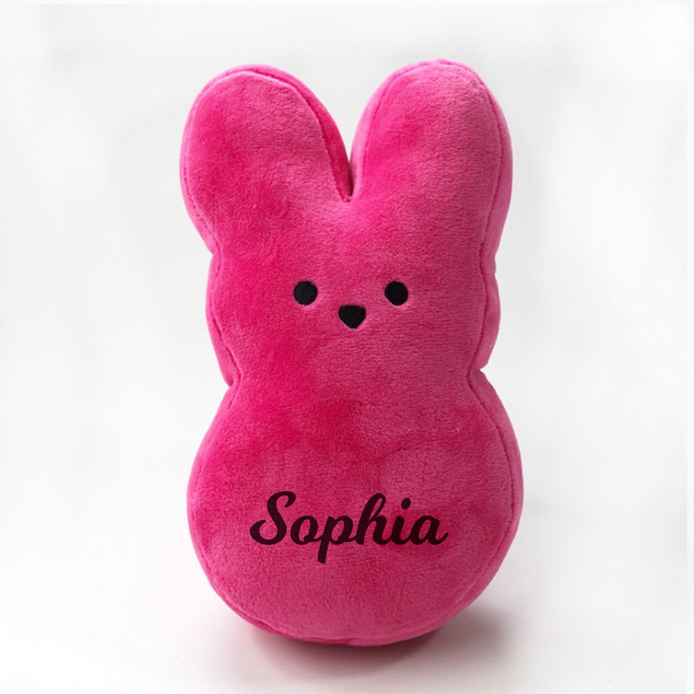 Personalized Easter Peeps Bunny Doll