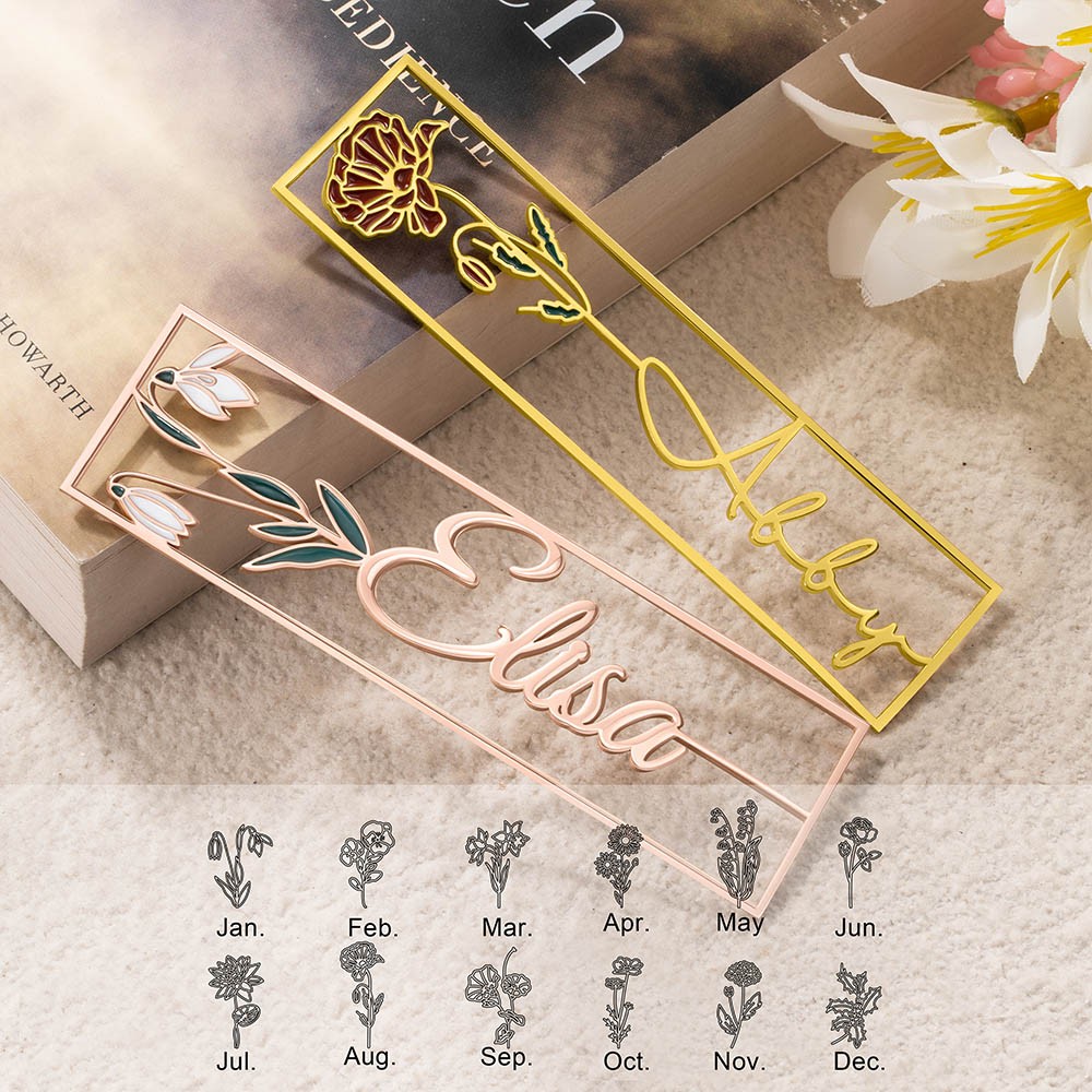 flower bookmark