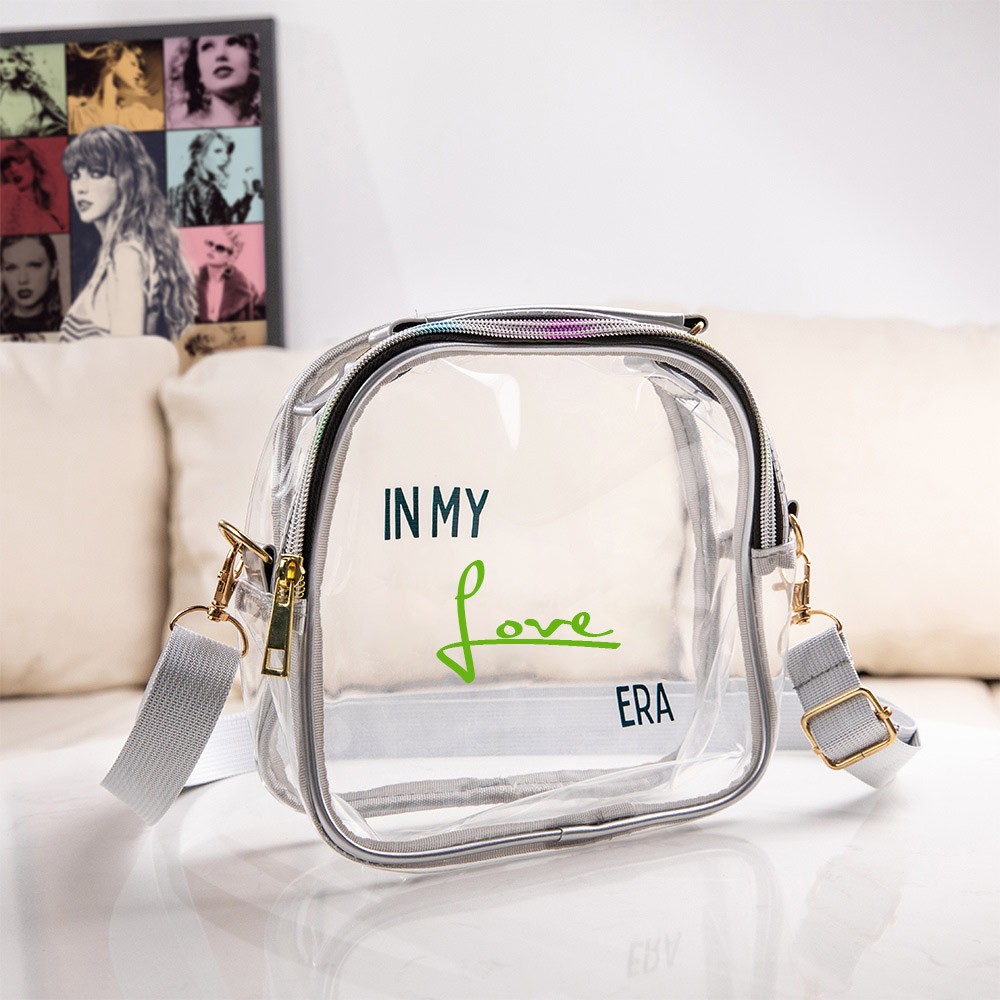 Custom Text Eras Tour Clear Stadium Bag, Clear Stadium Bag, Stadium Bag, Gift for Her