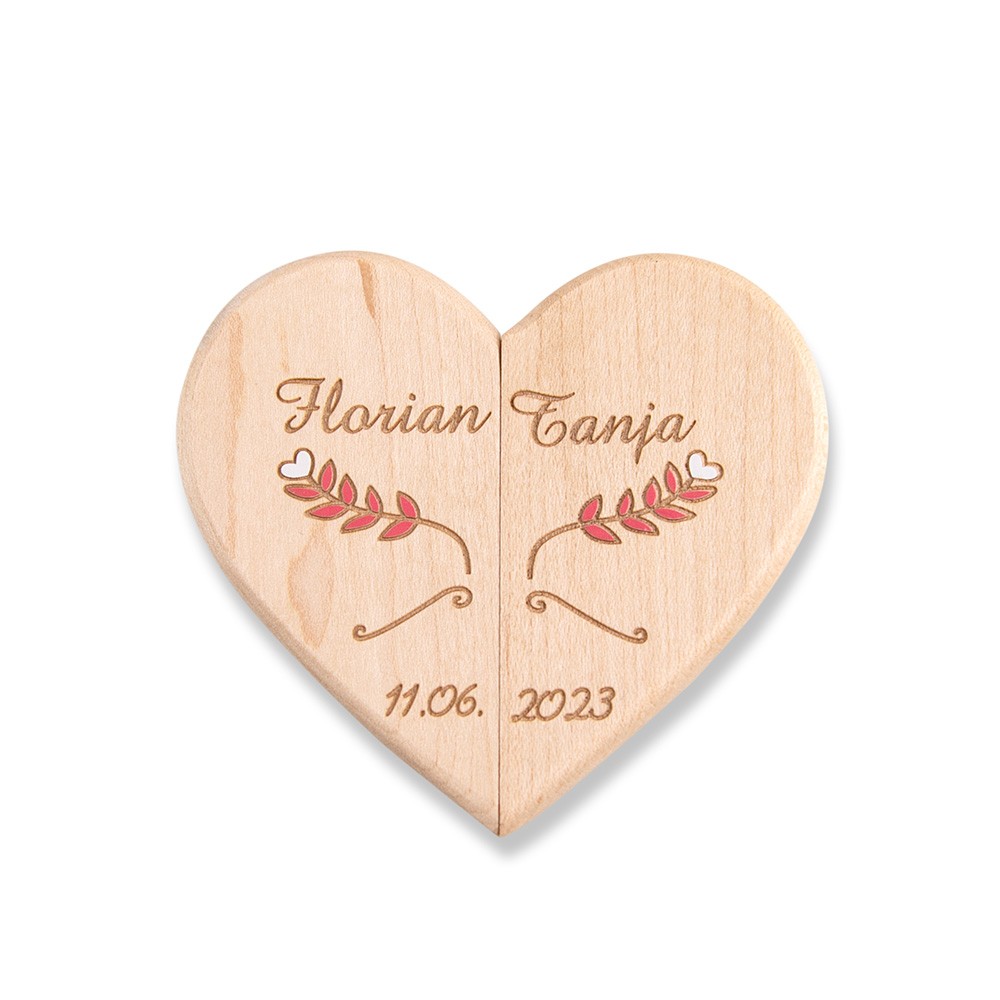 Boîte à Alliances En Bois De Noyer Avec Fenêtre Transparente - Mini Boîte 5.5x5.5x3.5 Cm, Doublure Velours - Cadeau Mariage, Fiançailles, Présentation Bijoux
