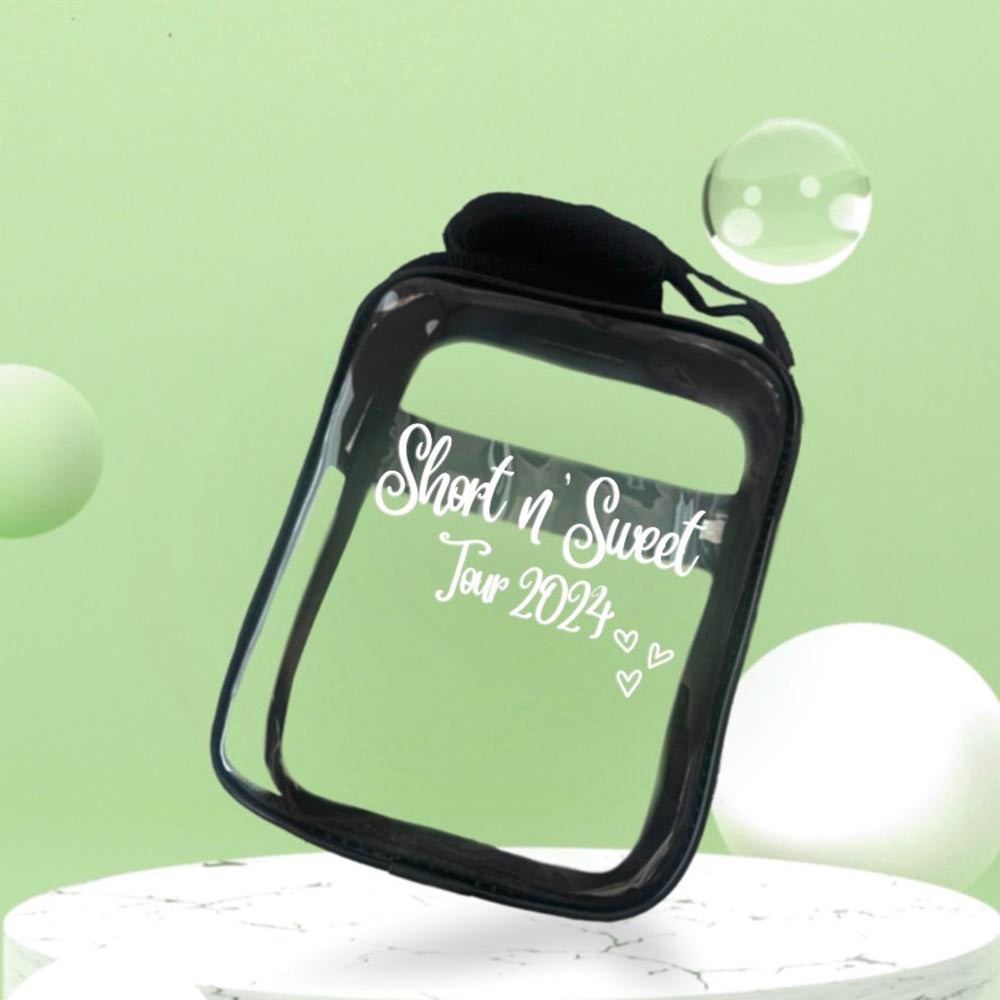 Personalized Name Clear Stadium Bag, Waterproof Backpack, Transparent PVC Bag, Approved for Sports Events and Concerts