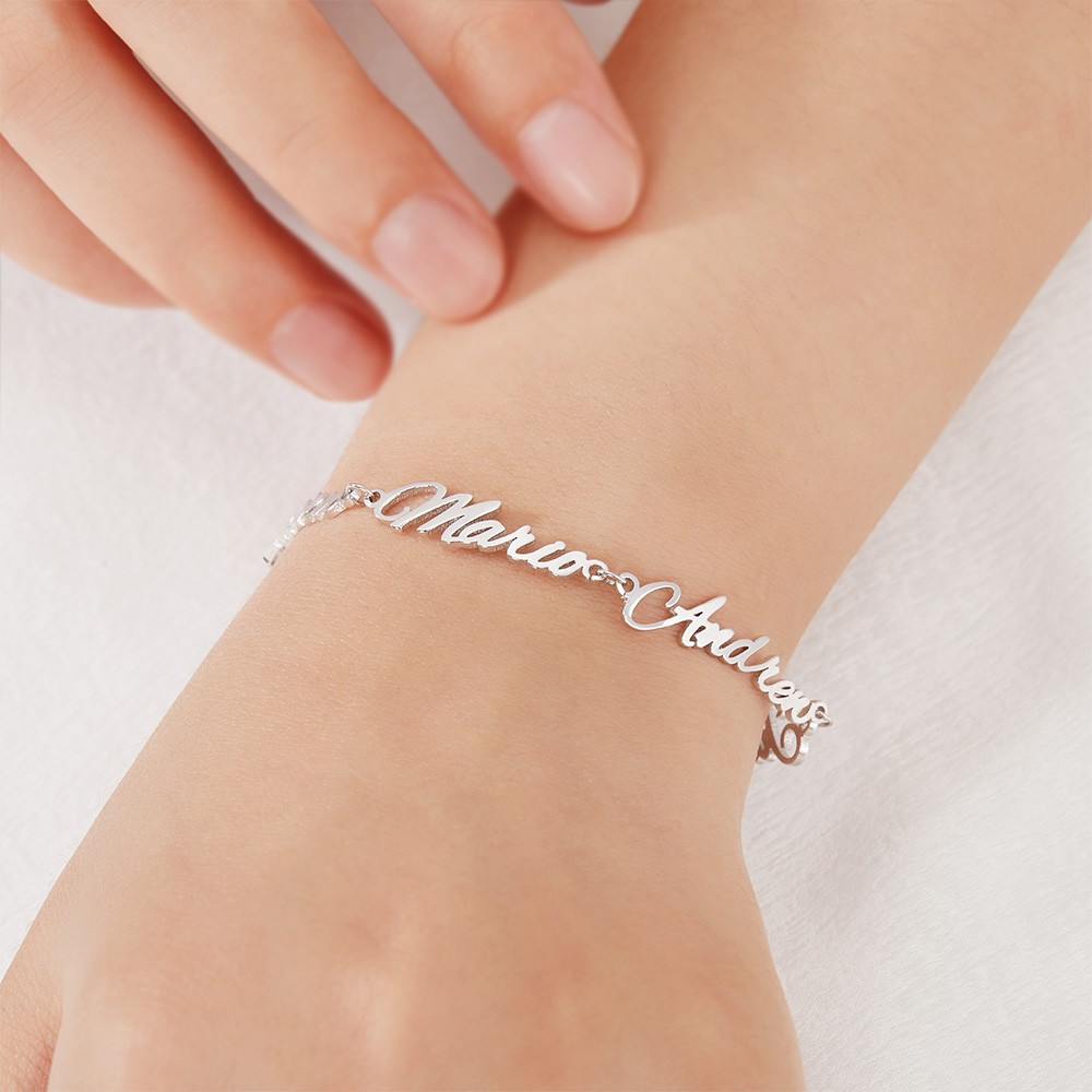 Personalized Dainty Multiple Names Family Bracelet, Mother's Day/Anniversary/Christmas Gift for Mother/Wife/Family