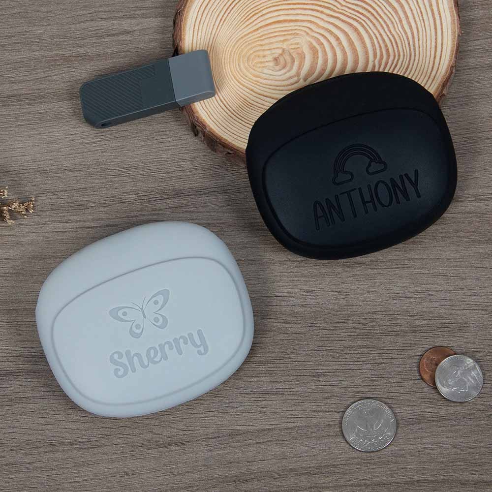 Custom Engraved Silicone Storage Pouch, Personalized Portable Coin Purse Wallet, Ideal Gift for Friends, Families & Corporate Events