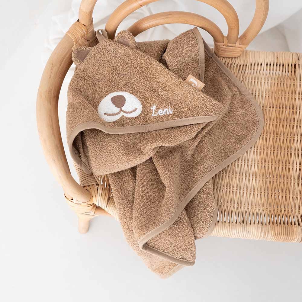 Personalized Embroidered Name Hooded Towel, Hooded Towel with Name, Birthday Gift, Baby Gifts, Baby Towel