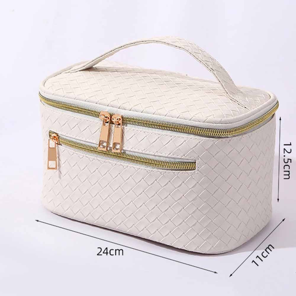 Personalized Makeup Bag for Bridesmaids, Monogrammed Bridal Gift, Travel Cosmetic Storage Bag for Weddings & Parties
