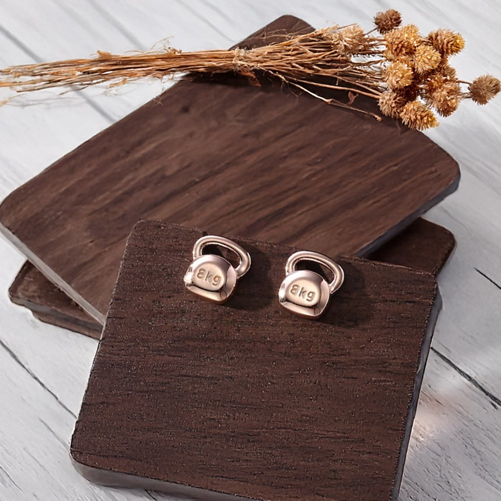 dumbell earrings