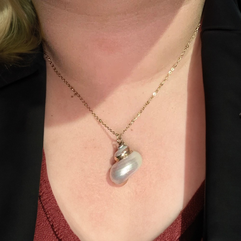 Conch Charm Necklace