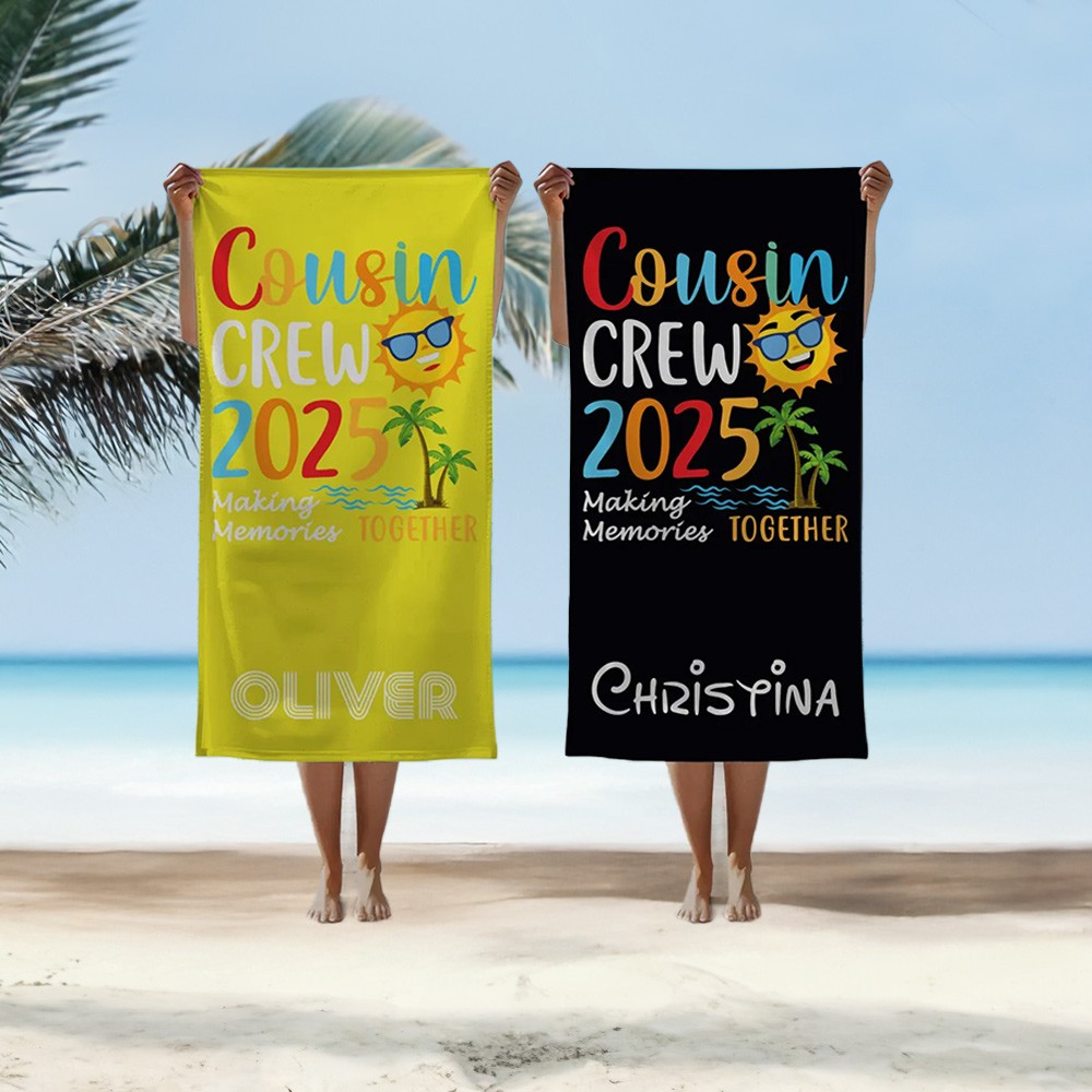 cousin beach towel