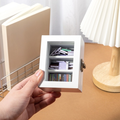 miniature bookshelf