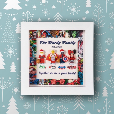 Christmas Superhero Custom Frame