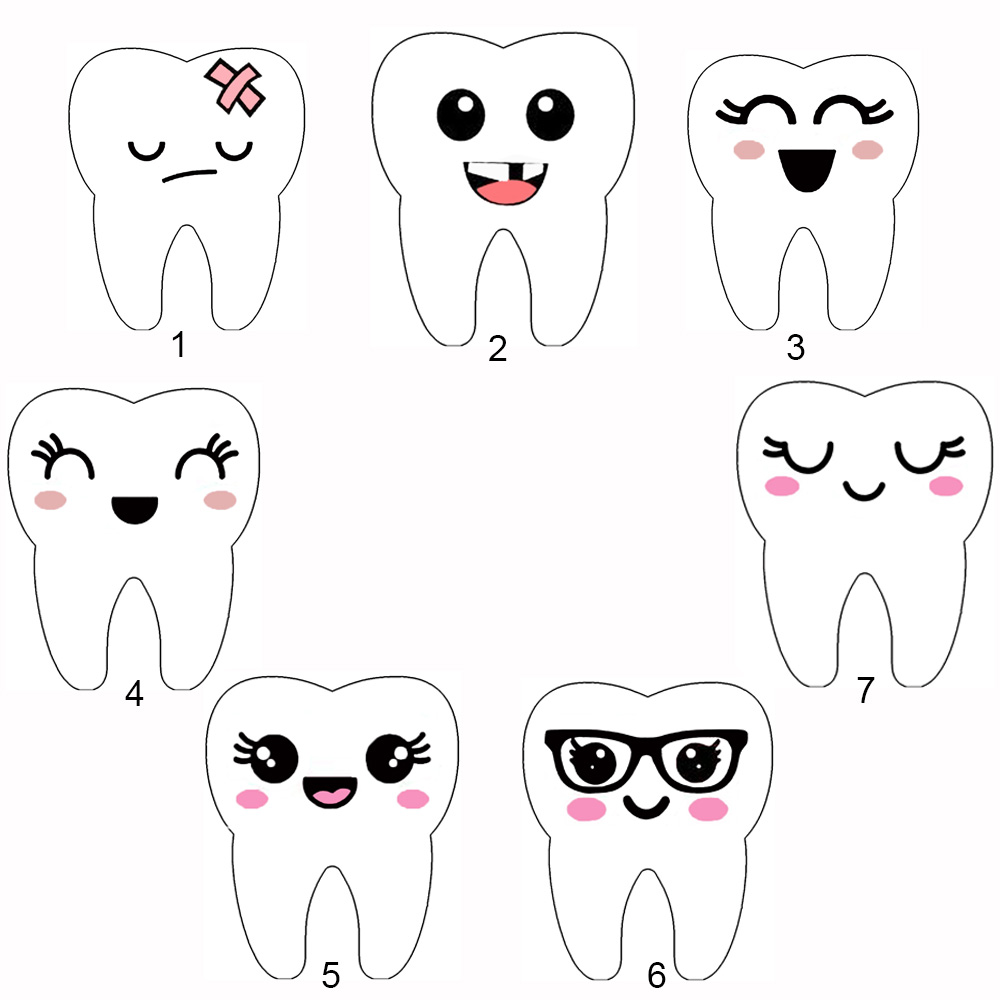 Tooth Badge Reel / Cute Tooth Badge Reel / Dentist / Dental Hygienist /  Badge Holder 