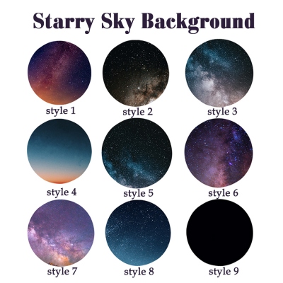 Custom Starry Sky Silhouette Night Light