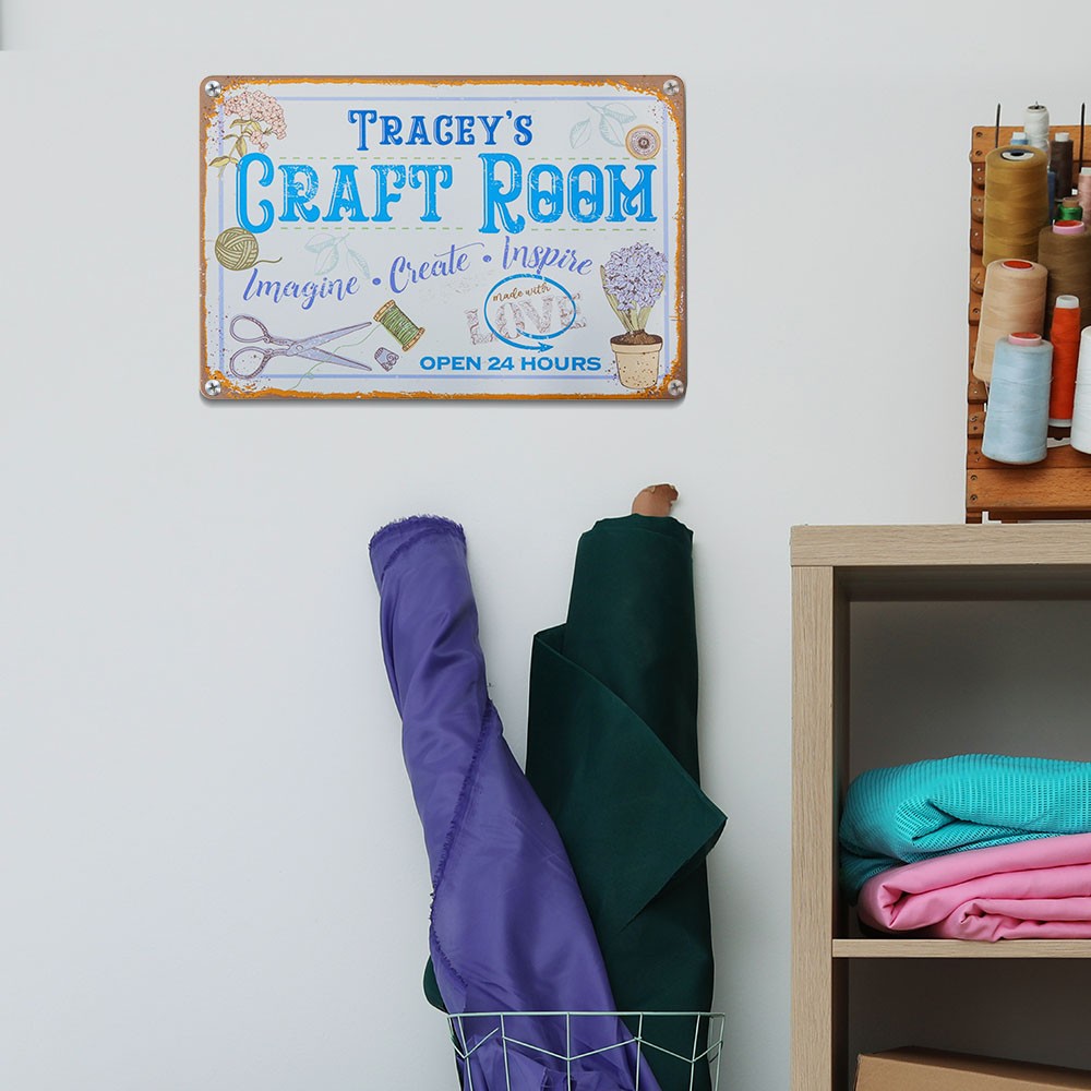 sewing room decor
