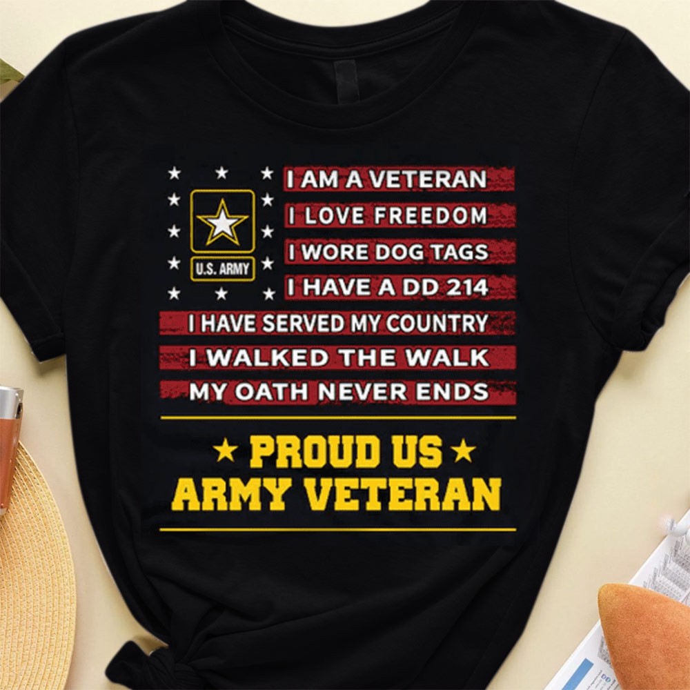 Proud T-shirt for Veteran
