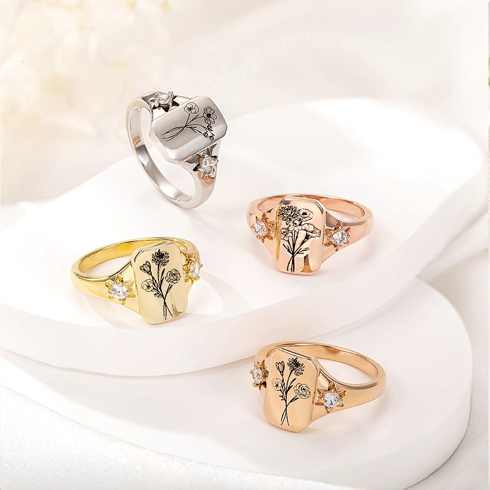 Women's Personalized Rings