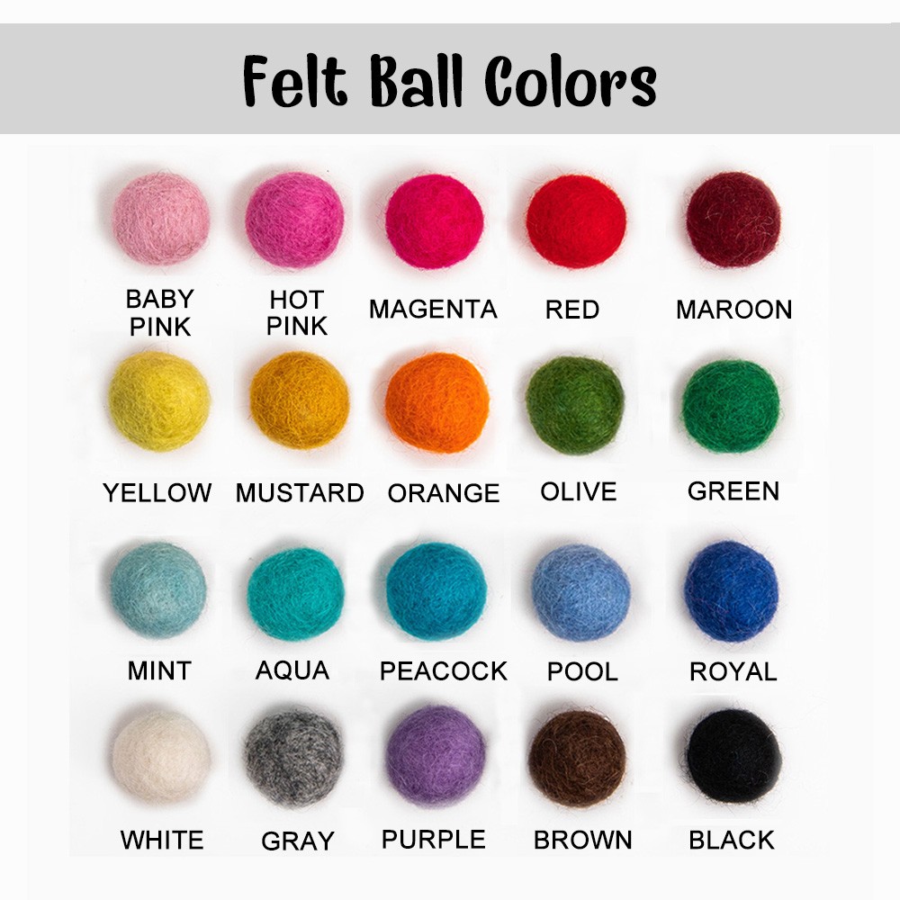 felt ball color