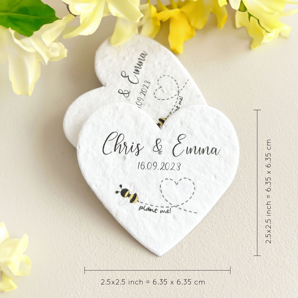 Heart Shapes Gift Labels