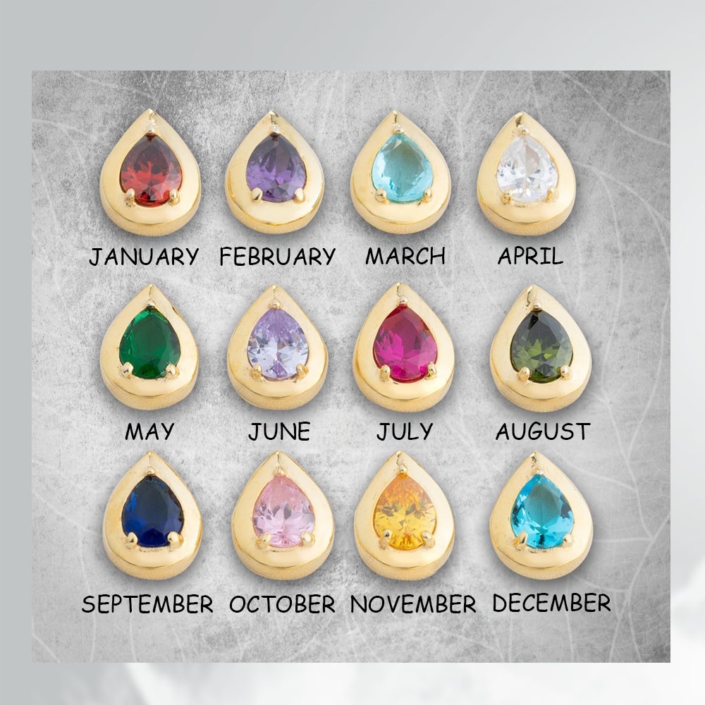 Teardrop Birthstone