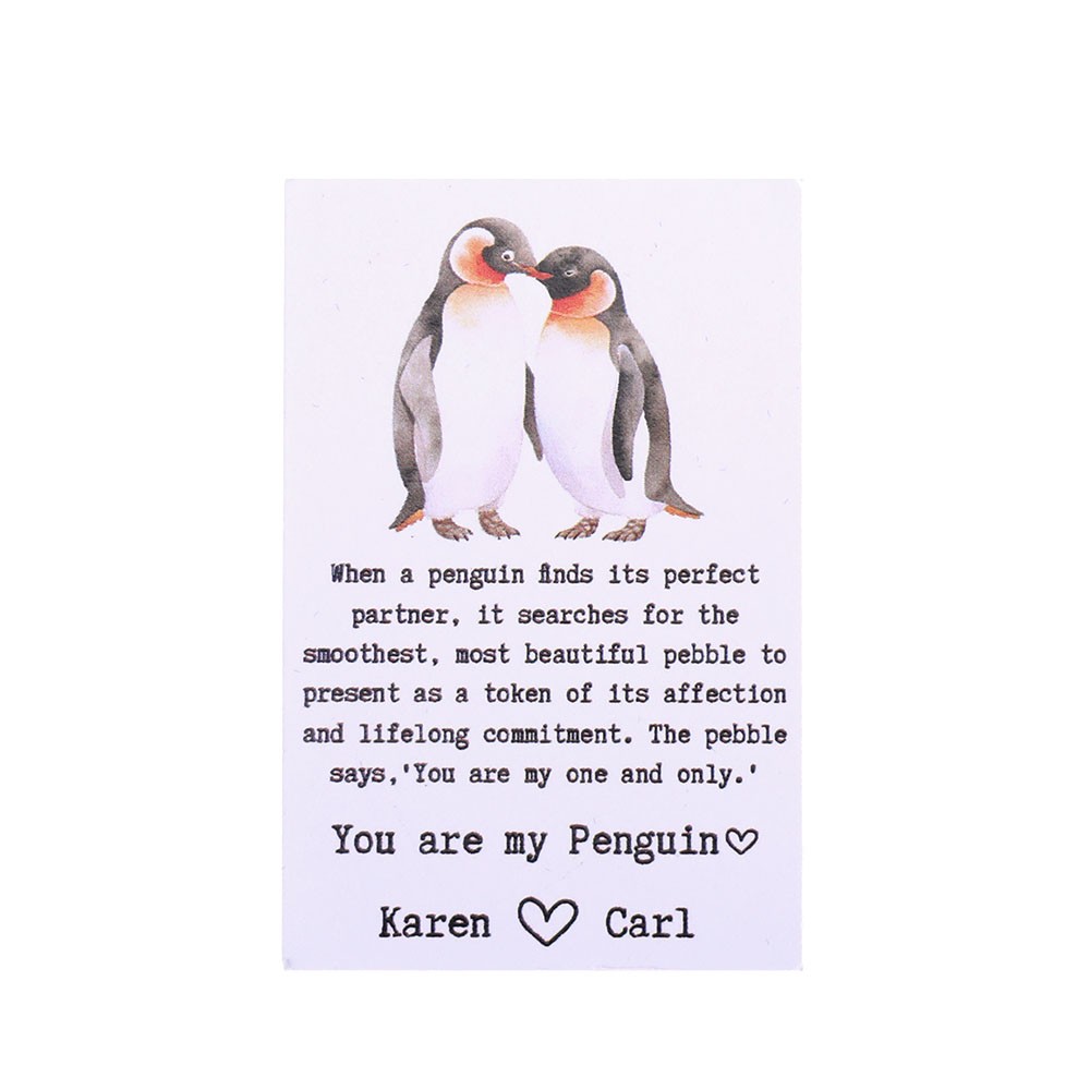 cute penguin pebbles