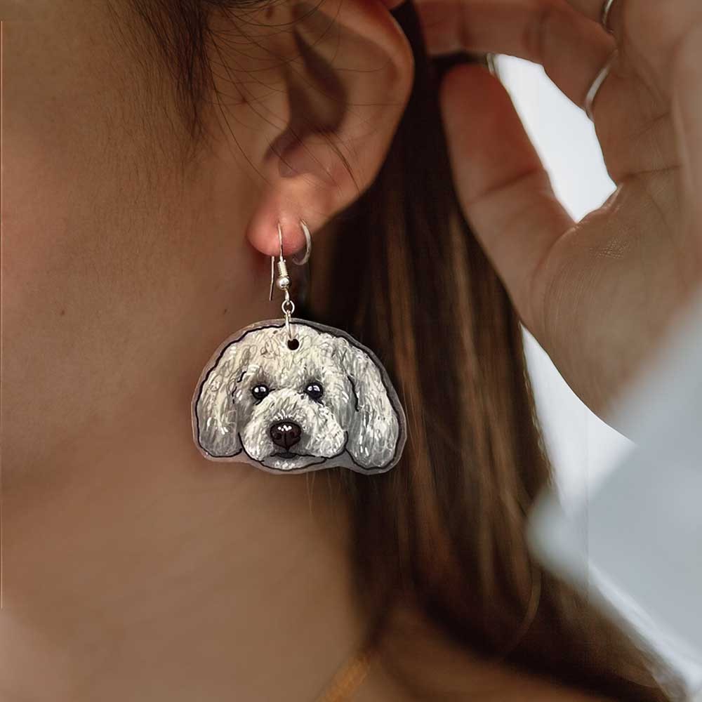 custom pet earrings