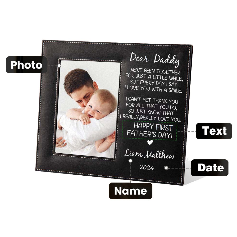 Personalised Dad Daddy Daughter Word Art Print – Father's Day Birthday Gift, A4, UK Made