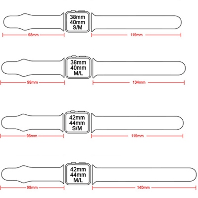 Personalized Replacement Medical Alert Apple Watch Band
