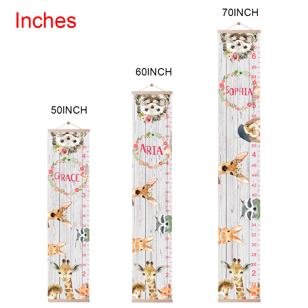 Custom Name Growth Chart for Kids