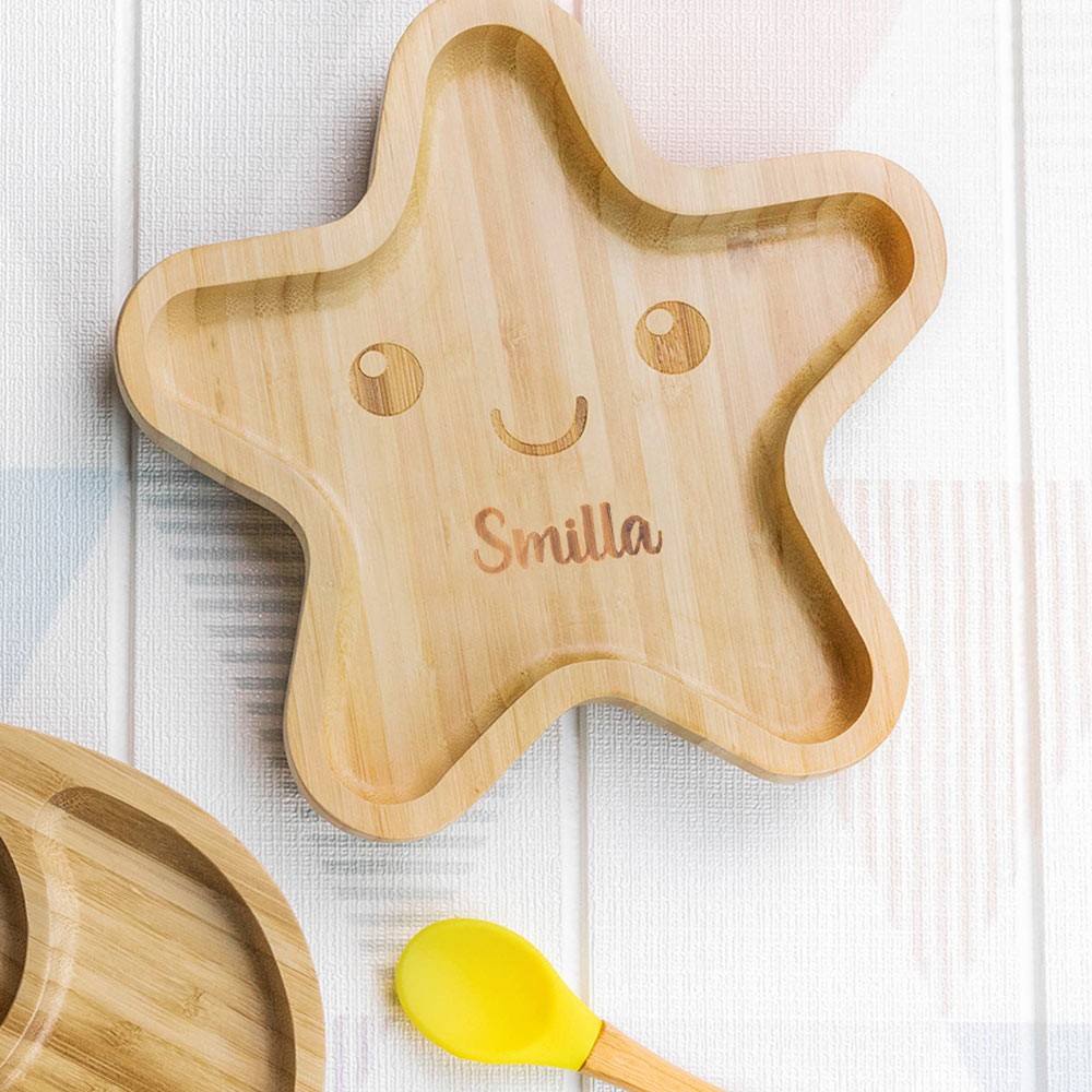 Personalized Bamboo Baby Plate