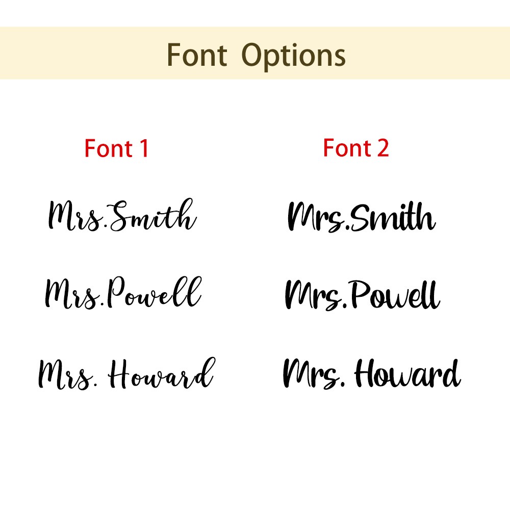 lettertype opties