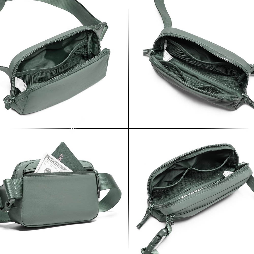 CUSROS Unisex Taillentasche – Für Sport & Outdoor, 10x33 Cm, Leicht & Mit Mehreren Fächern
