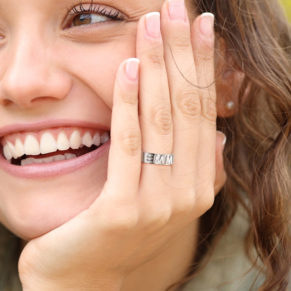 Bague étoile En Argent Sterling 925 – Pour Petit Doigt, Réglable (52-56 Mm), Zircone Cubique, Finition Vieillie Noire