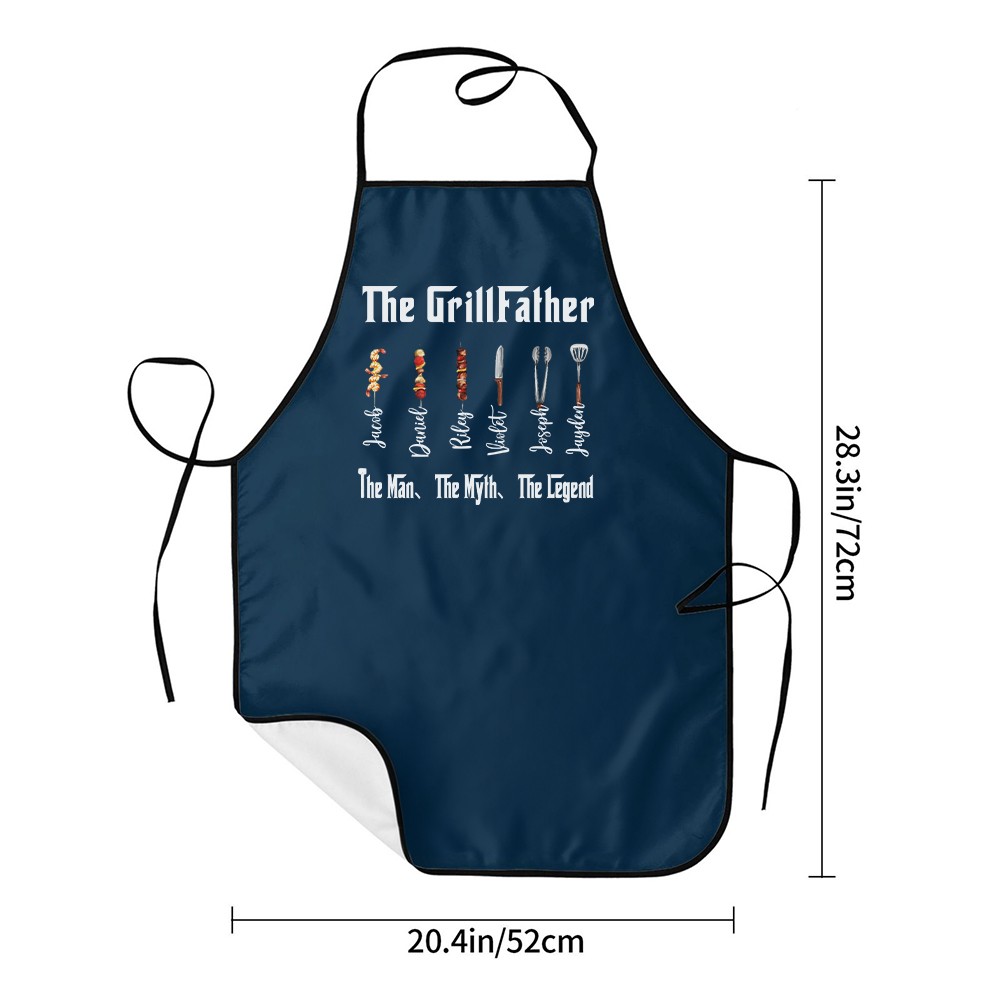 thumbnail image 2 of Custom Professional Dad Apron, Kitchen Apron, Personalized Professional 2 of 10