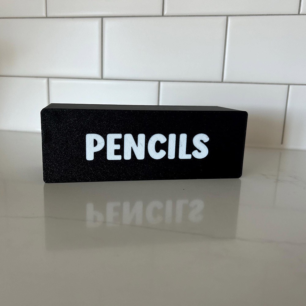 Personalized Name Pencil Box, 3D Printed Compact Magnetic Lid Storage , Fits Most Mechanical Pencils, Back to School/Christmas Gift for Kids/Students