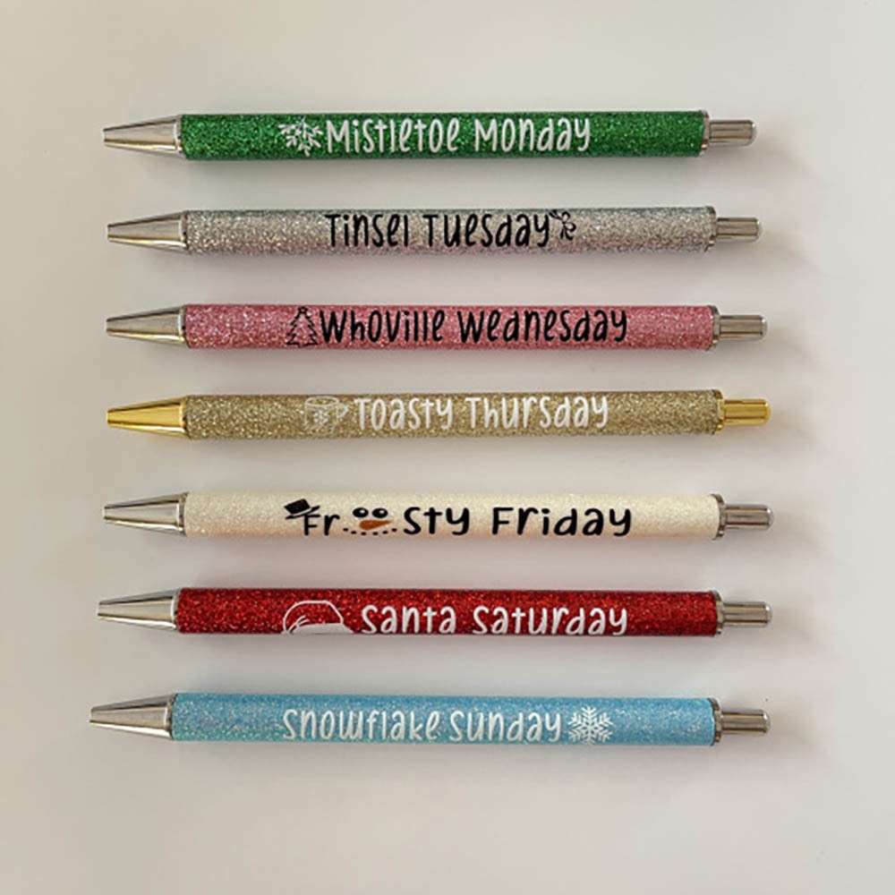 Colored Glitter Pen Set for Sarcastic Souls