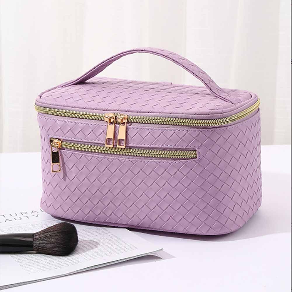 Personalized Makeup Bag for Bridesmaids, Monogrammed Bridal Gift, Travel Cosmetic Storage Bag for Weddings & Parties