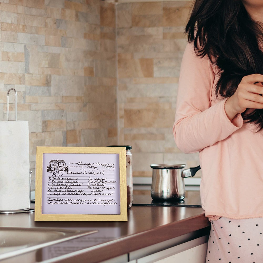 Custom Handwritten Recipe/Letter Transferred to Wood Sign for Memento