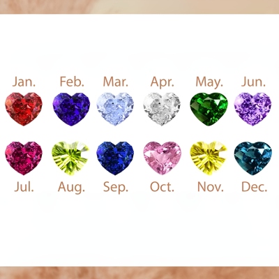 heart birthstone