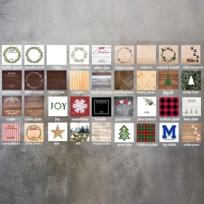 Personalized Photo Cube Christmas Ornament with Text, Wooden Christmas Tree Hanging Ornament, Holiday Home Decoration, Christmas Gift for Kids/Family
