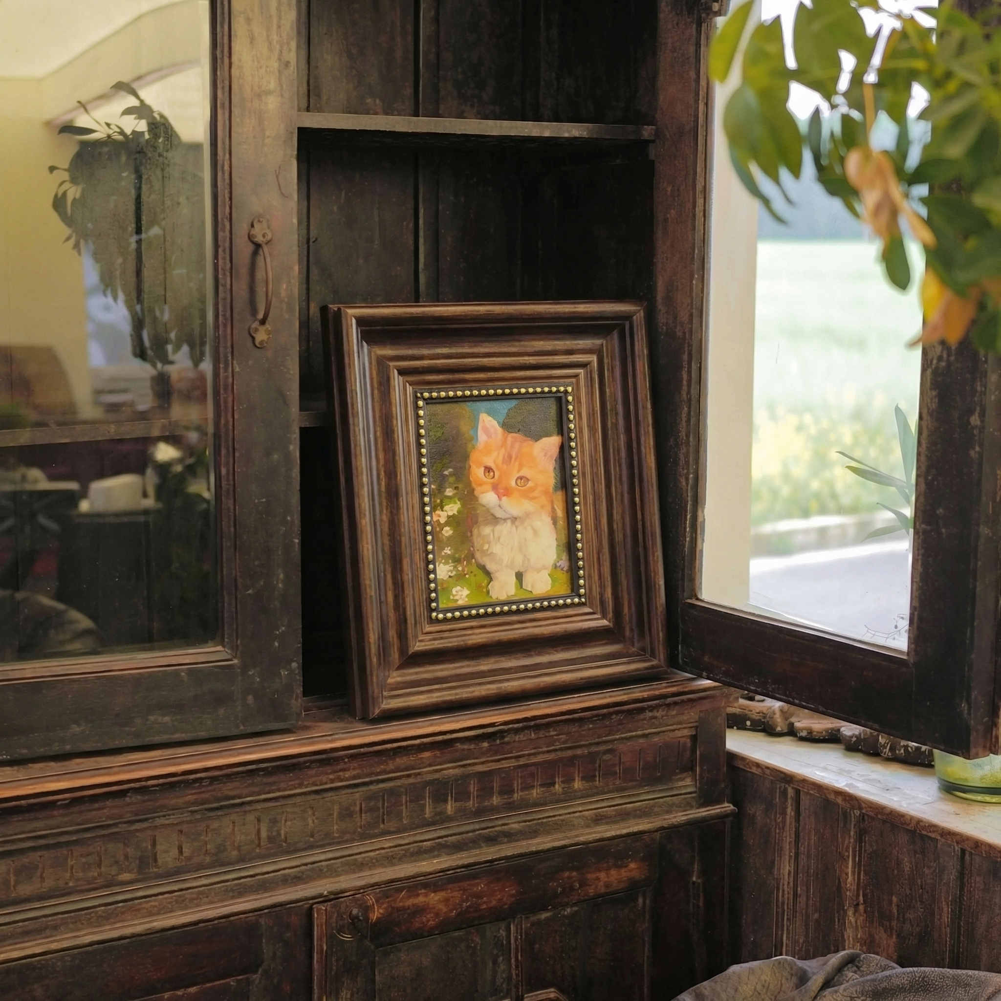 Portrait d’Animal Personnalisé Sur Mesure, Peinture à l’Huile Peinte à la Main, Tableau Unique d’après Votre Photo