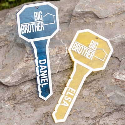 Personalized Big Brother Acrylic Keychain Set of 2