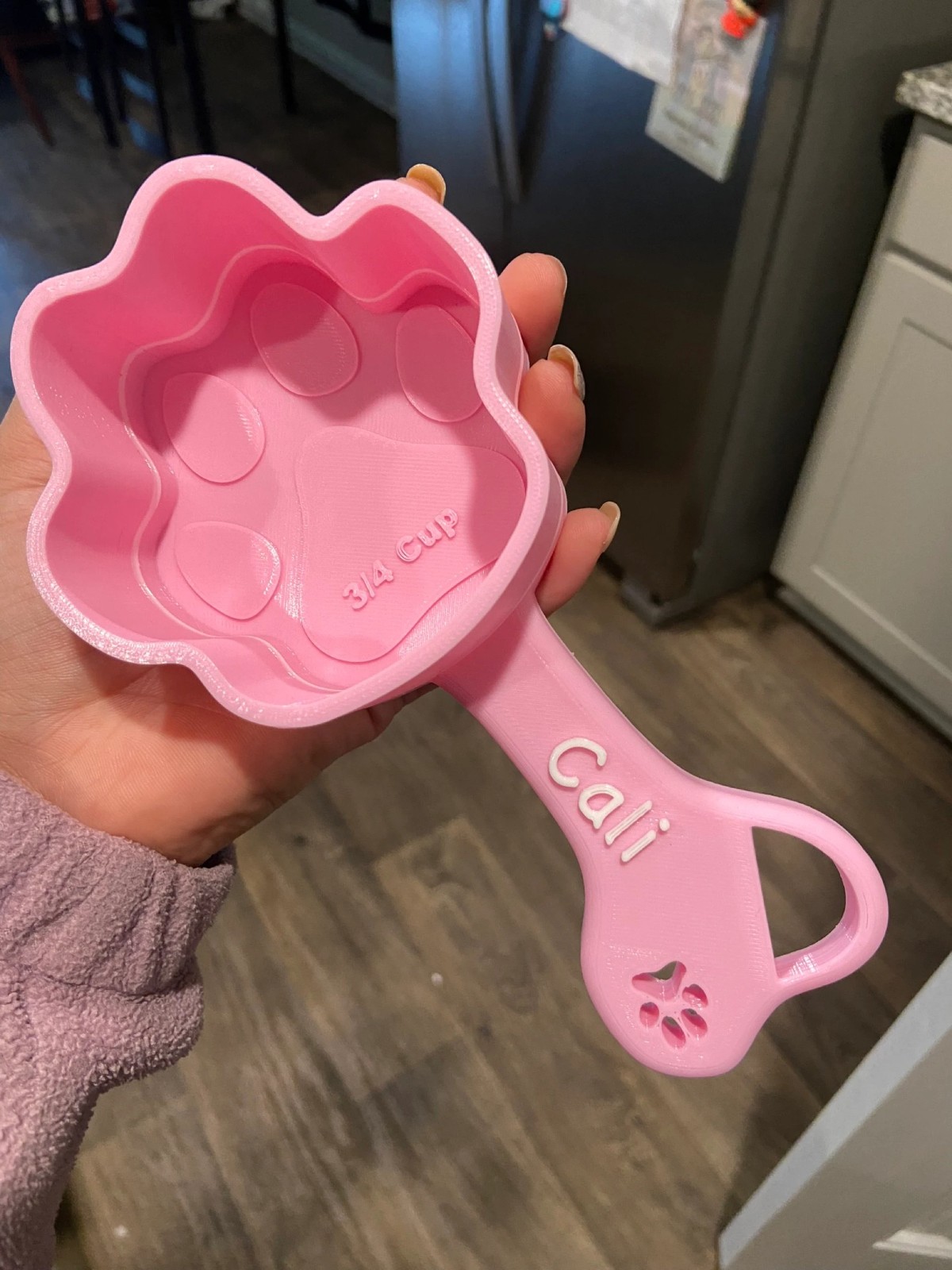 Personalized Dog Food Scoop, Custom Dog Scooper, Pet Kibble Scoop, Pet Food Dispenser, Dog Measuring Cup, New Dog, Gift Idea, Dog Lover Gift