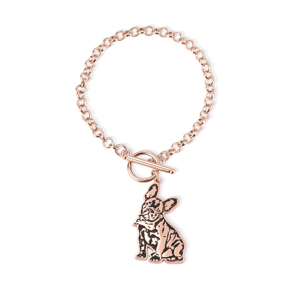Custom Pet Portrait Bracelet, Personalized Pet Memorial Gift, Pet Photo Bracelet, Dog Cat Bracelet, Gift for Pet Lover/Her