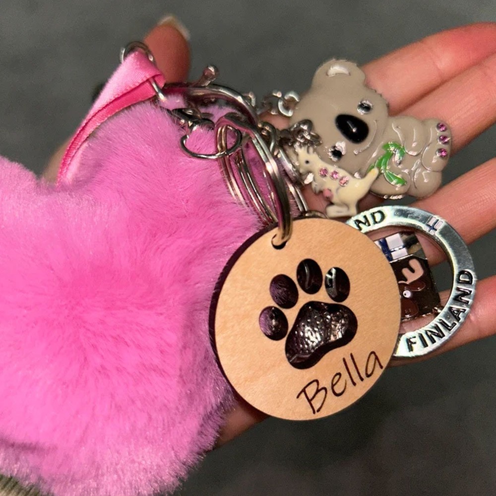 Hunde Schlüsselanhänger Edelstahl - Tierliebe Geschenk Für Hundemamas