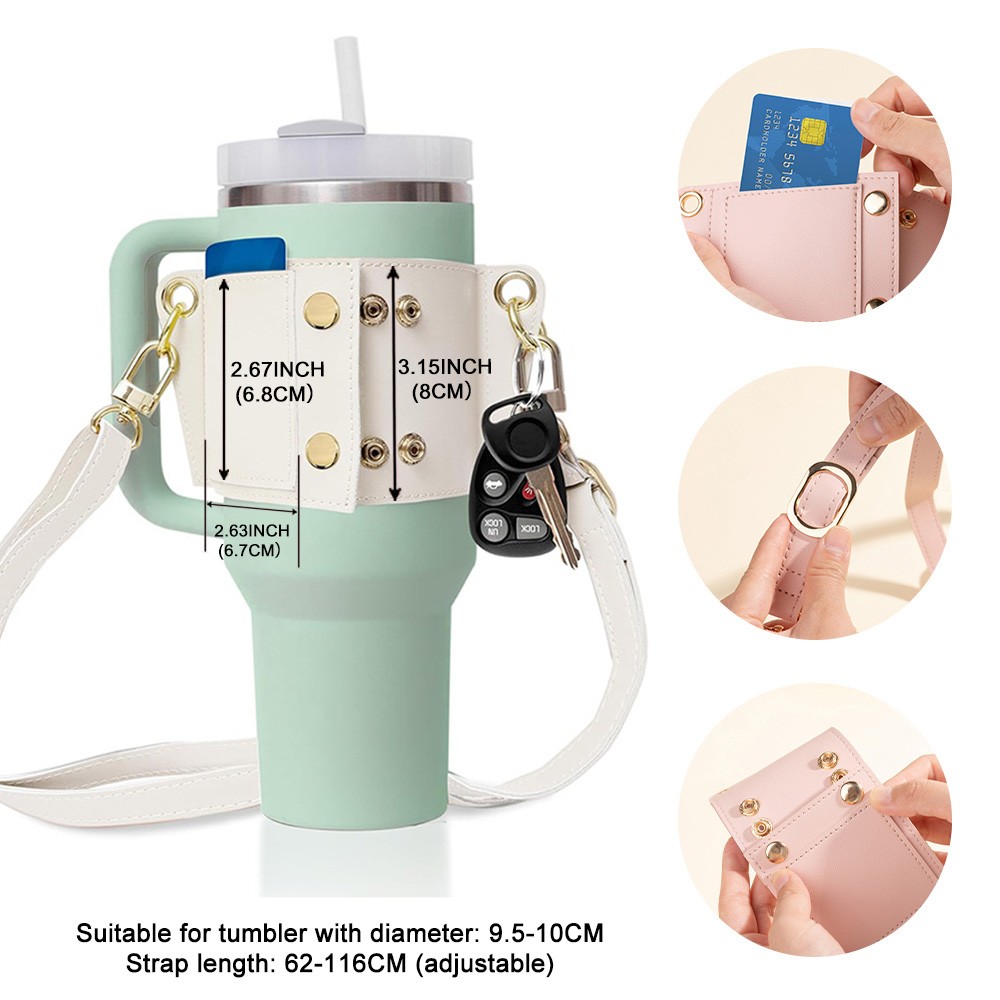 Water Bottle Holder with Strap
