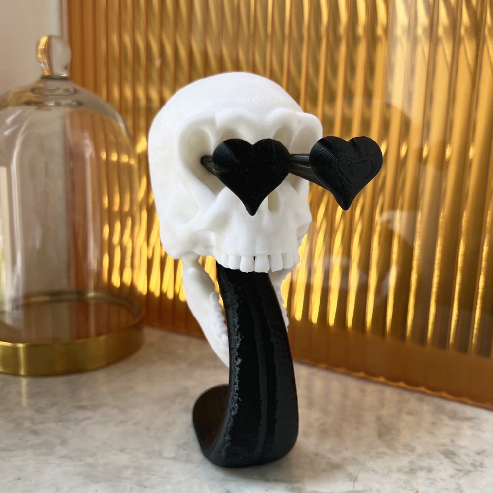 Verliebter Totenkopf 3D-Modell