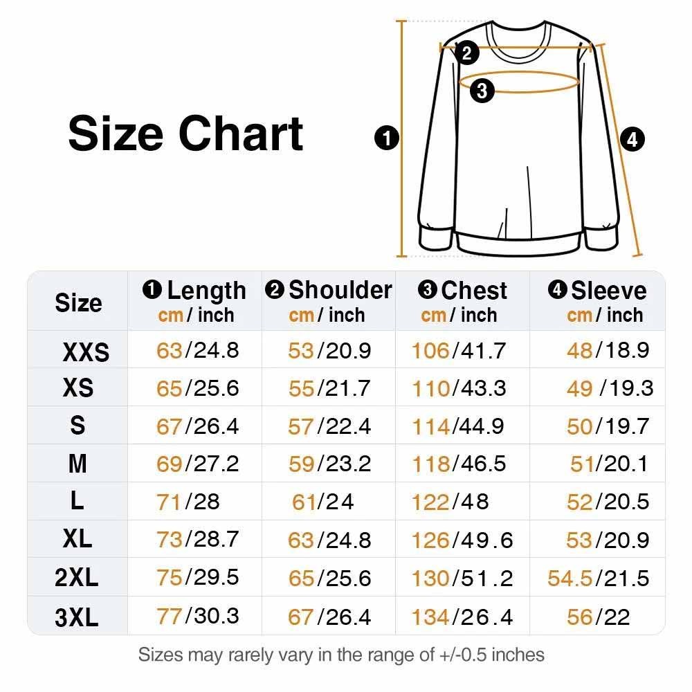 Sweatshirt size