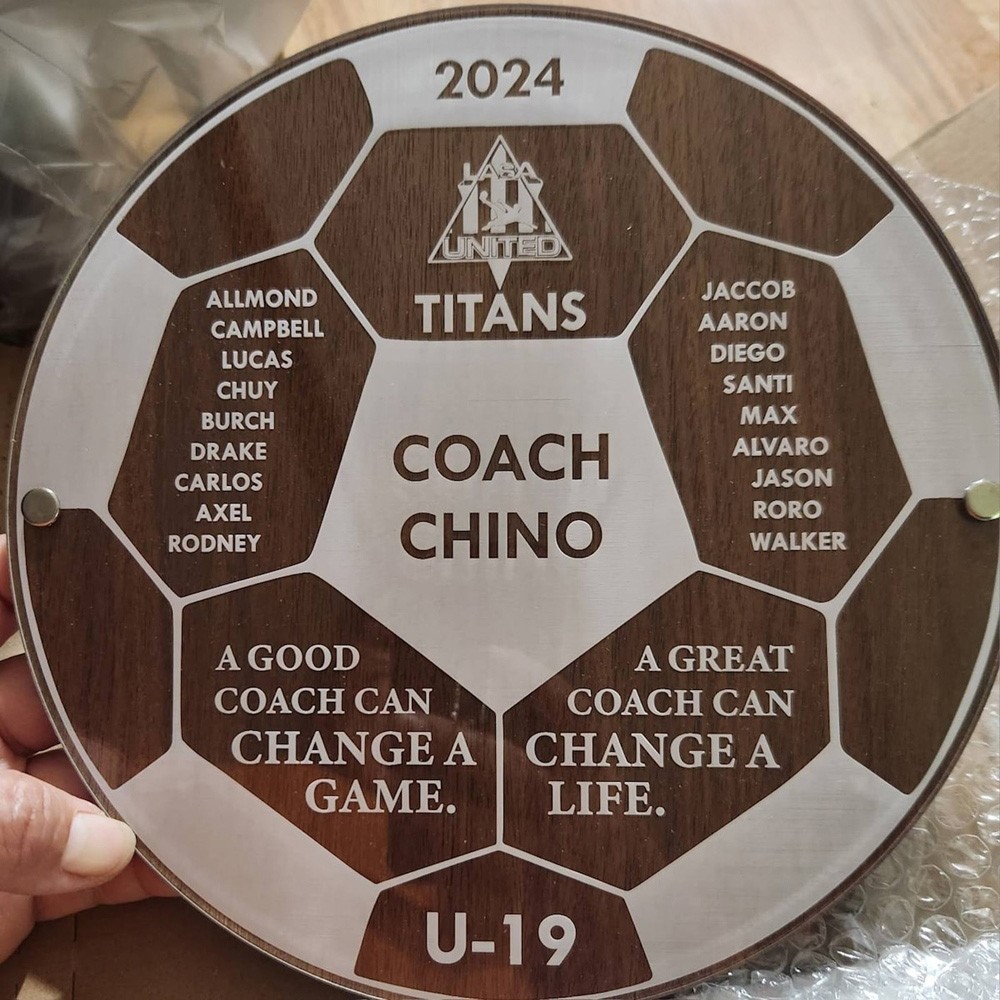 Wood Acrylic Sign Plaque